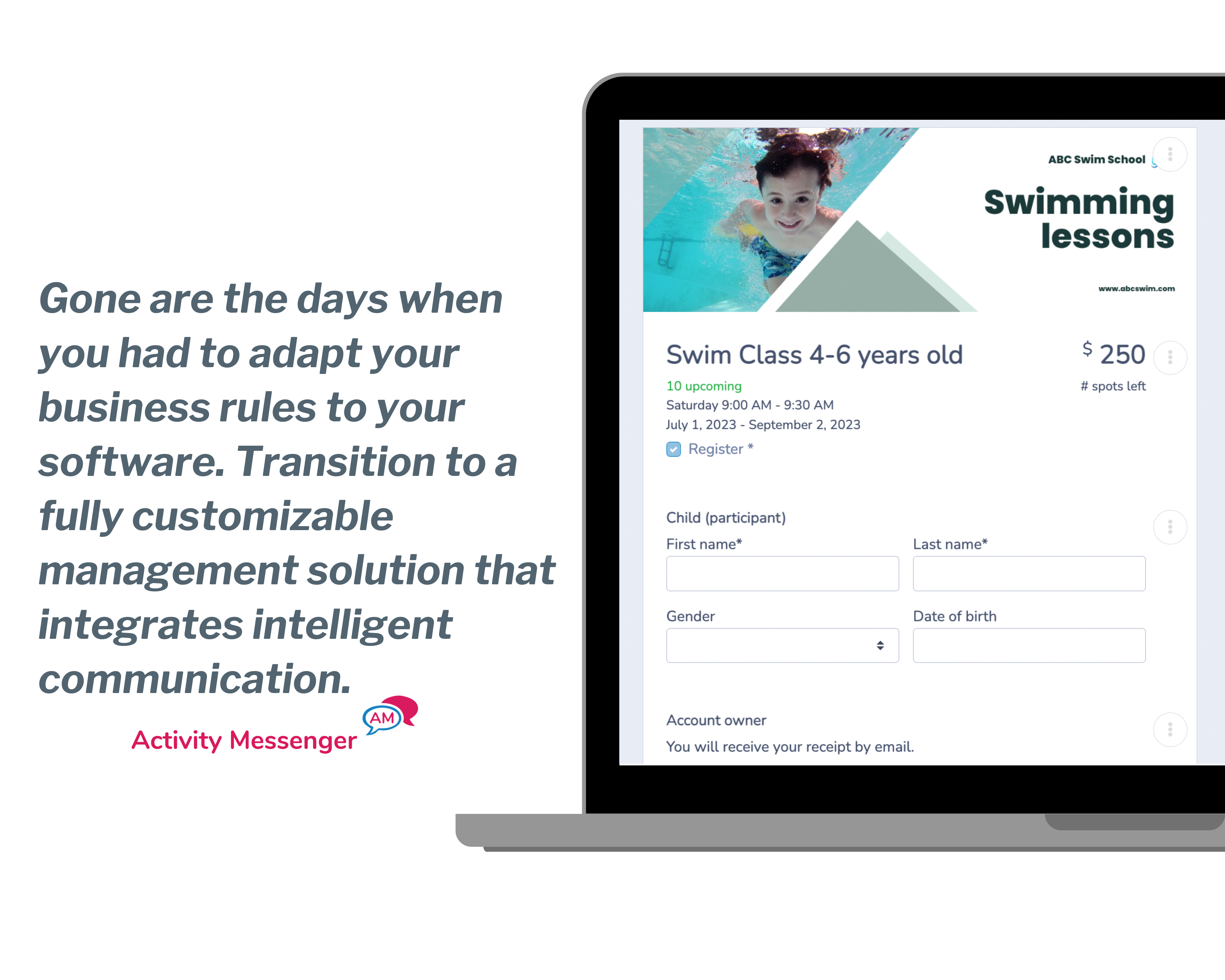 screenshot of Activity Messenger